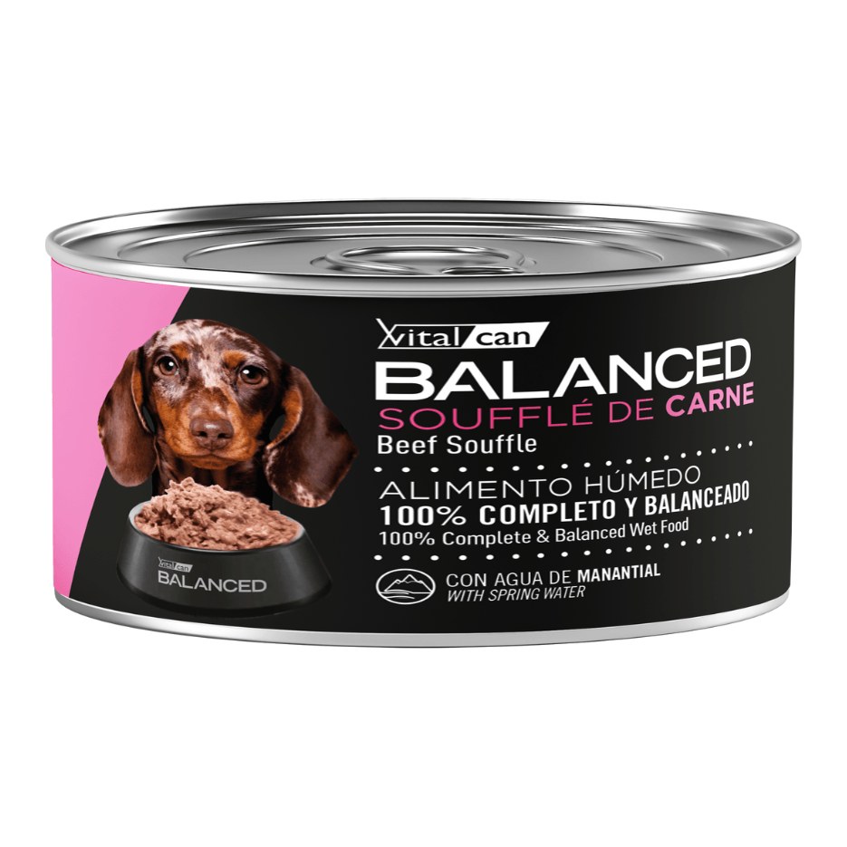 [VIT207] Balanced Souffle Carne Perro Cachorro 85Gr
