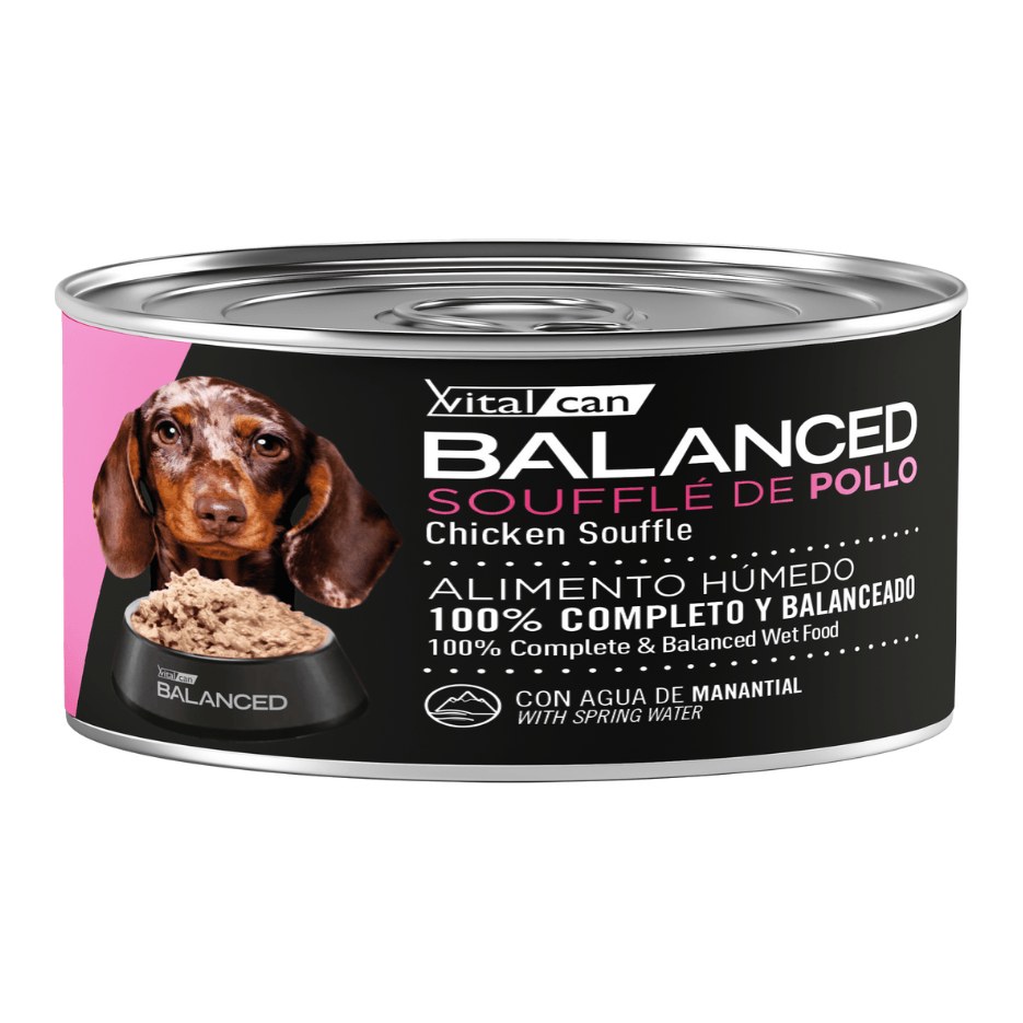 [VIT209] Balanced Souffle Pollo Perro Cachorro 85Gr