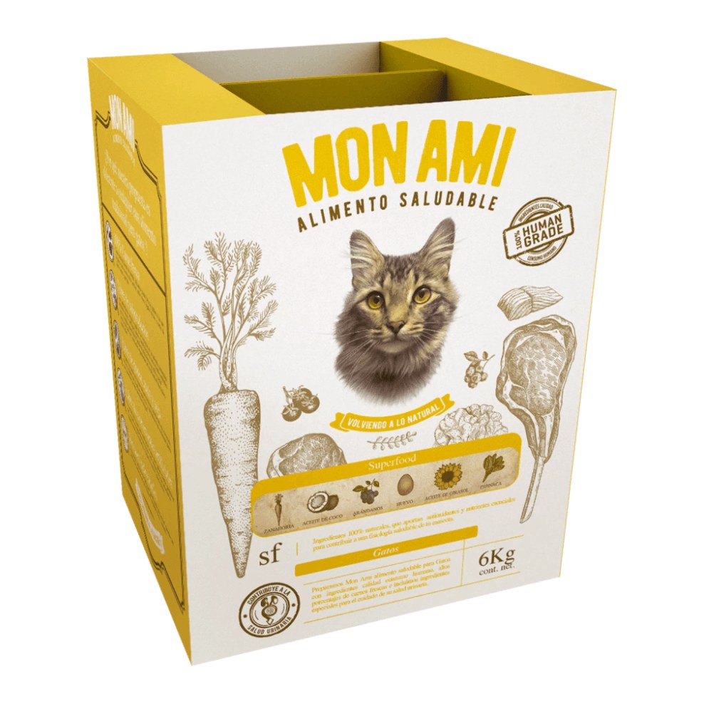 [MON001] Mon Ami Alimento HG Gato X 6Kg