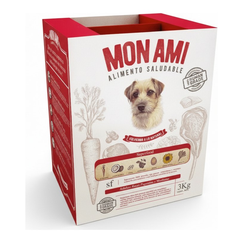 Mon Ami Alimento HG Ad Razas PyM X 3Kg